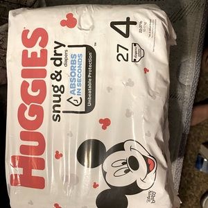 Huggies size 4 diapers